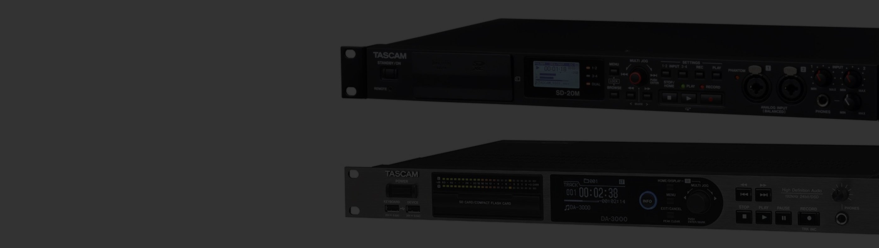 TASCAM CD & Solid State Recorders