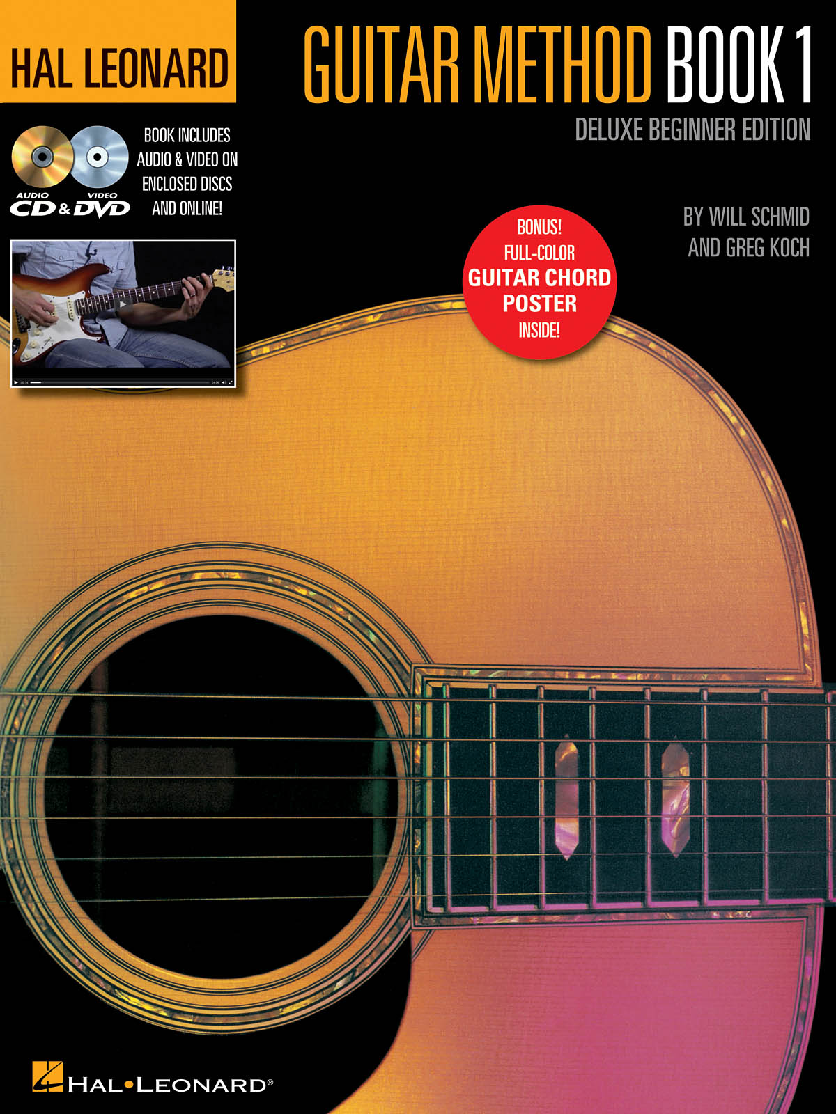 Cover of Hal Leonard Guitar Method - Book 1, Deluxe Beginner Edition