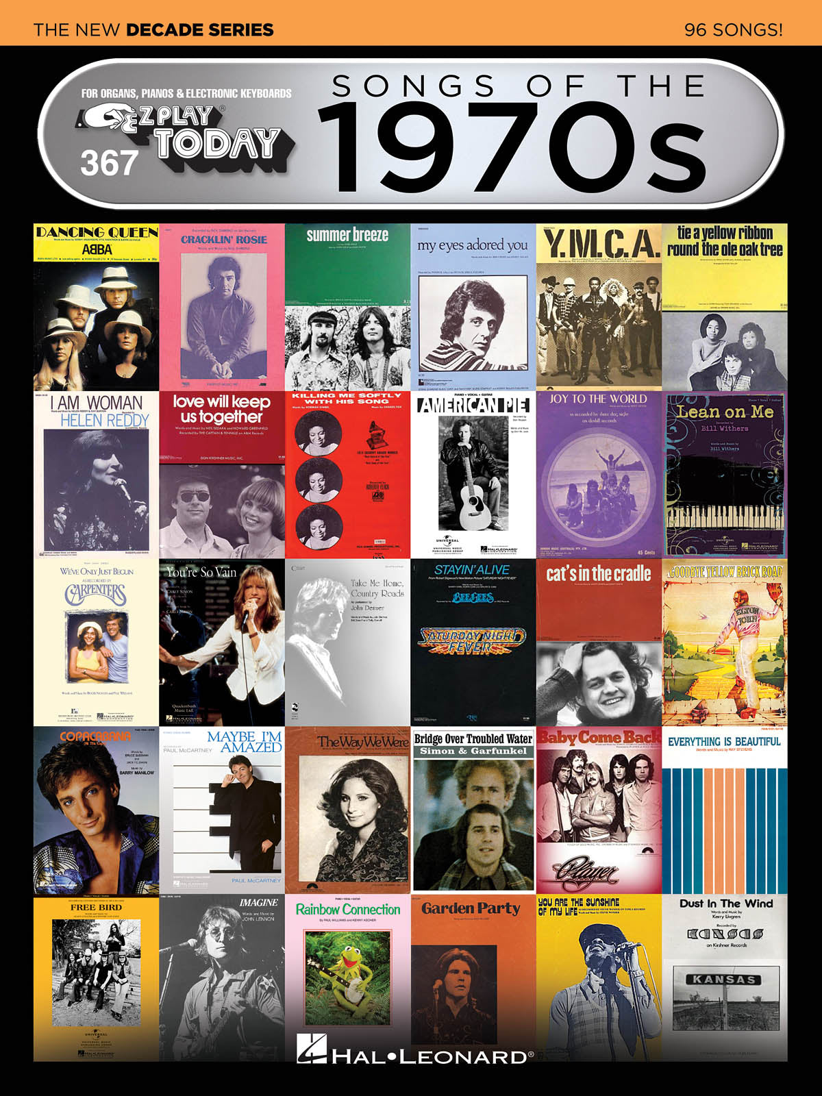 Cover of Songs of the 1970s - The New Decade Series