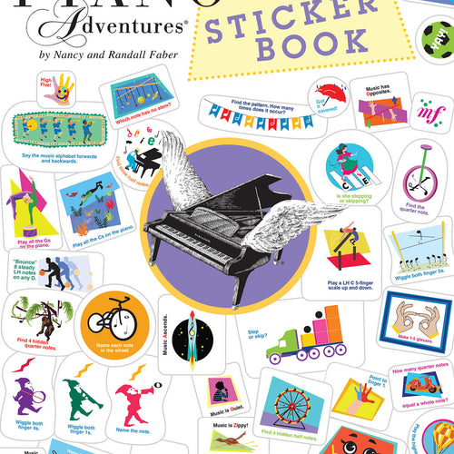Cover of Piano Adventures Sticker Book