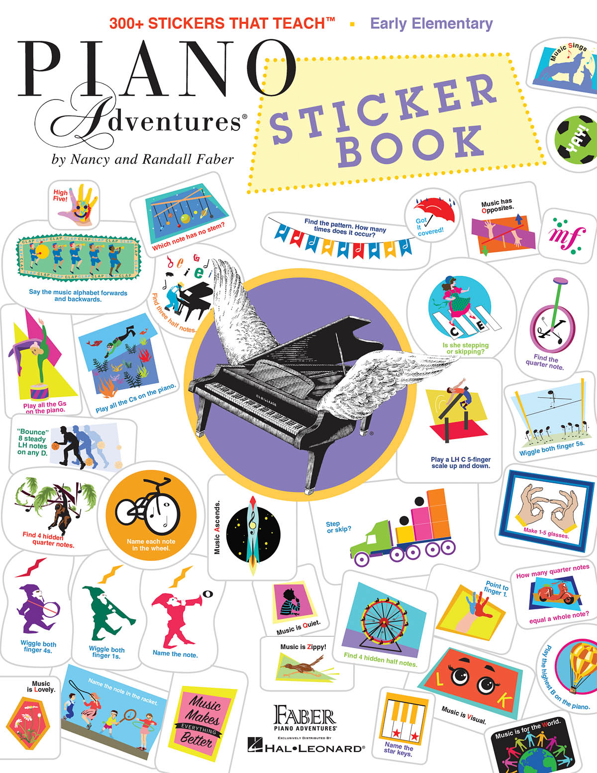 Cover of Piano Adventures Sticker Book