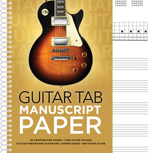 Cover of Guitar Tab Manuscript Paper