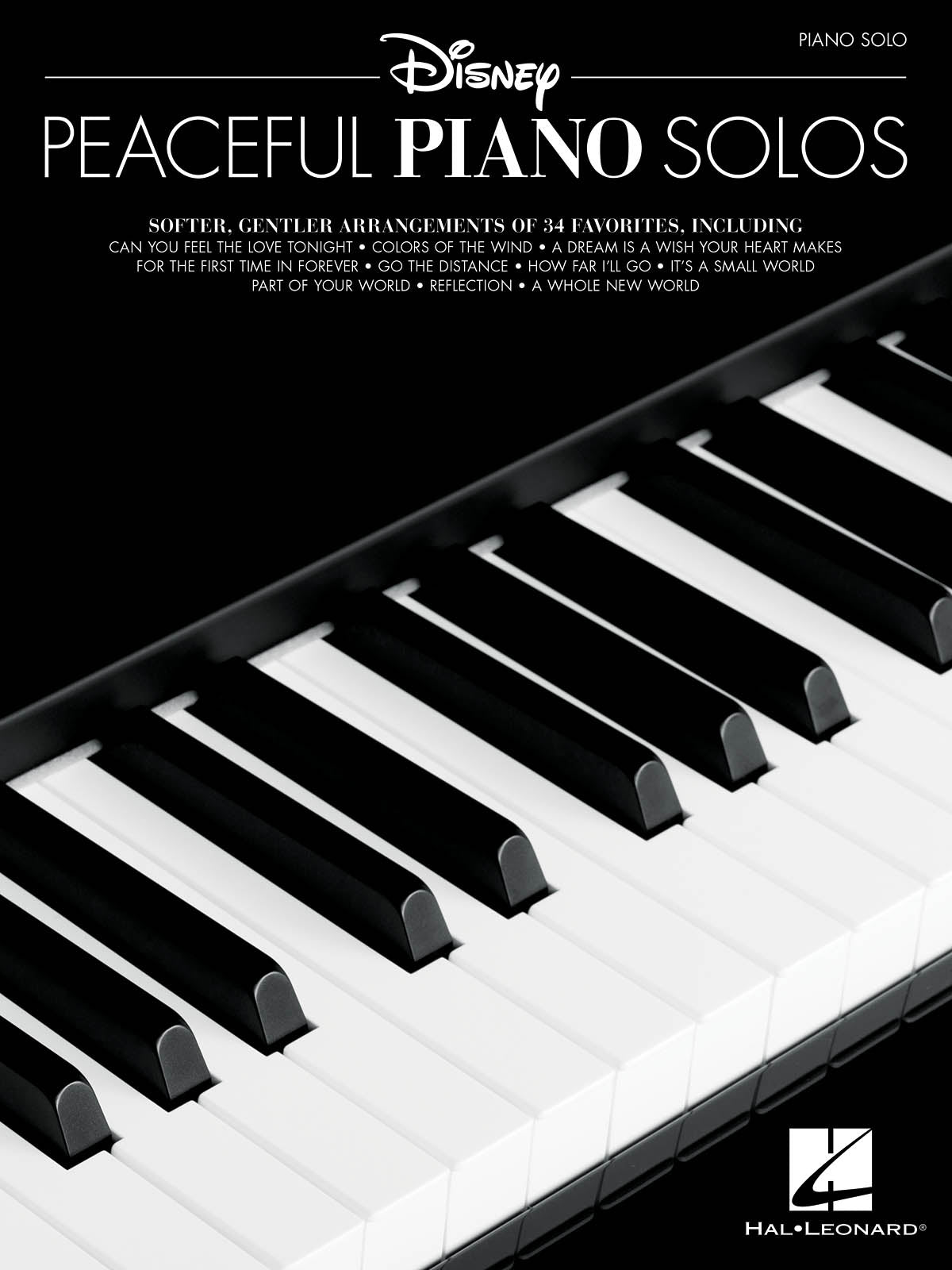 Cover of Disney Peaceful Piano Solos