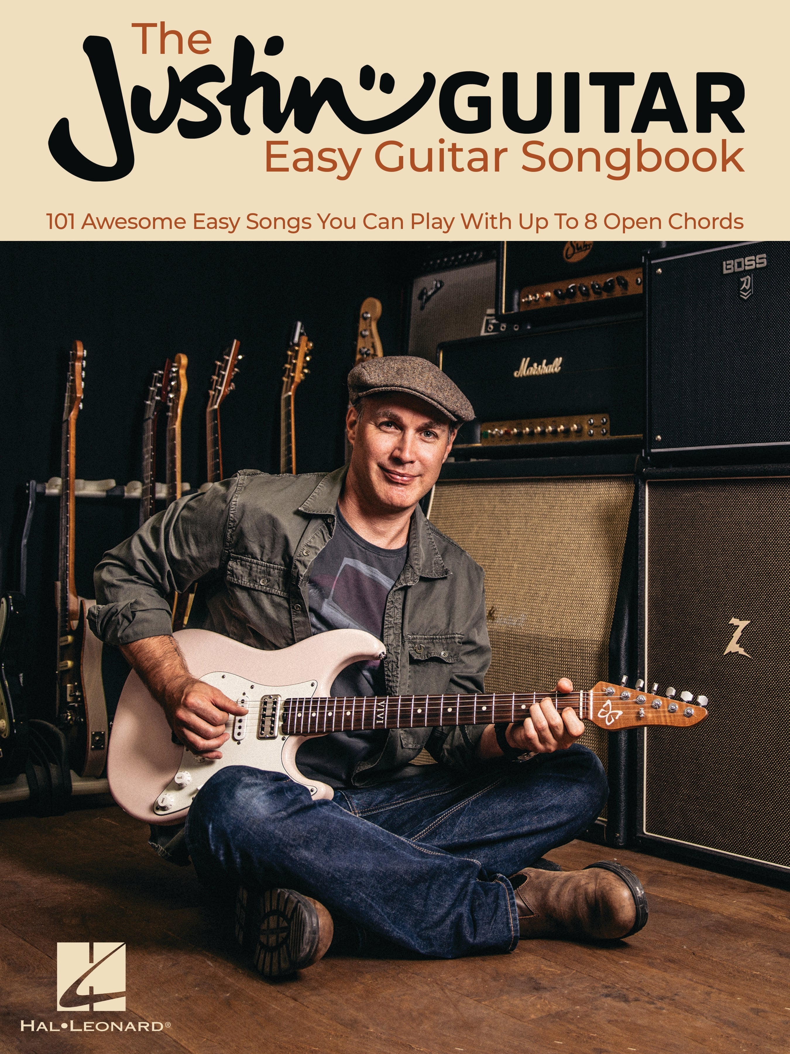 Cover of The JustinGuitar Easy Guitar Songbook
