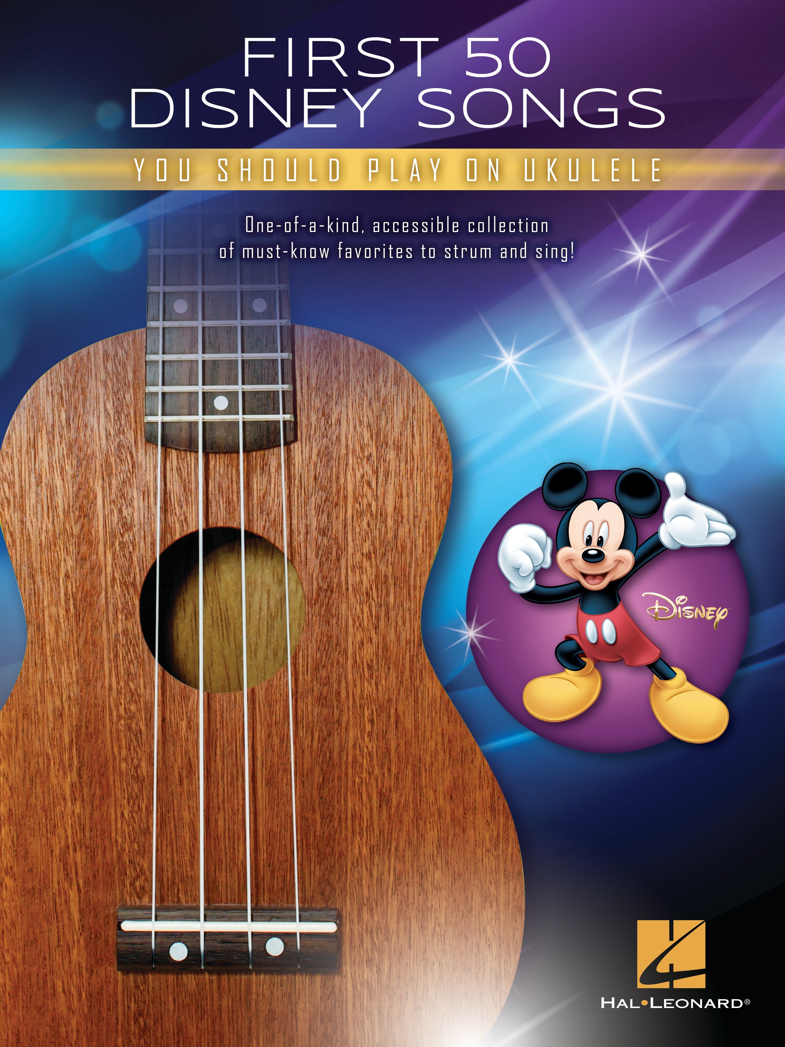 Cover of First 50 Disney Songs You Should Play on Ukulele