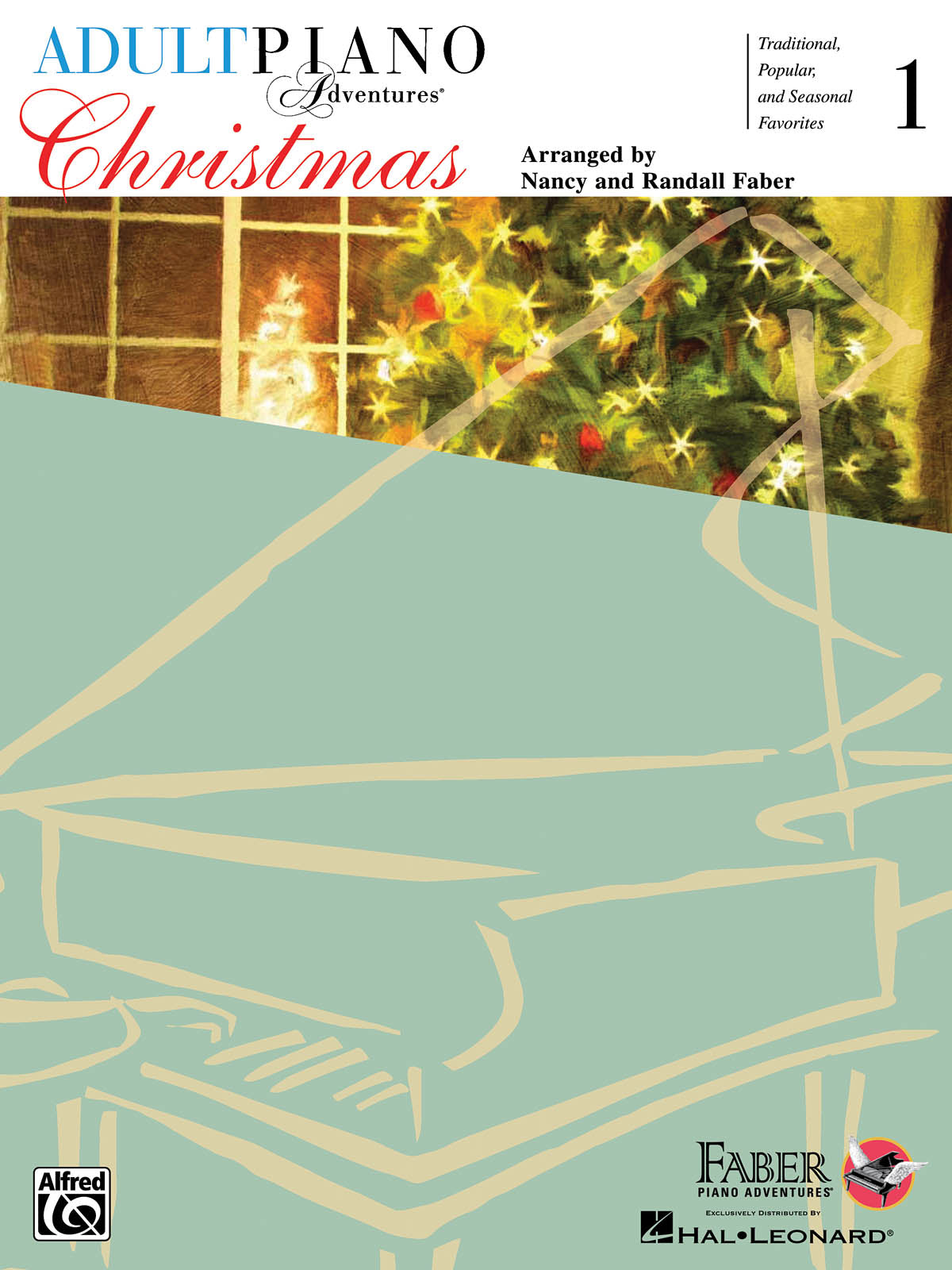 Cover of Adult Piano Adventures Christmas - Book 1