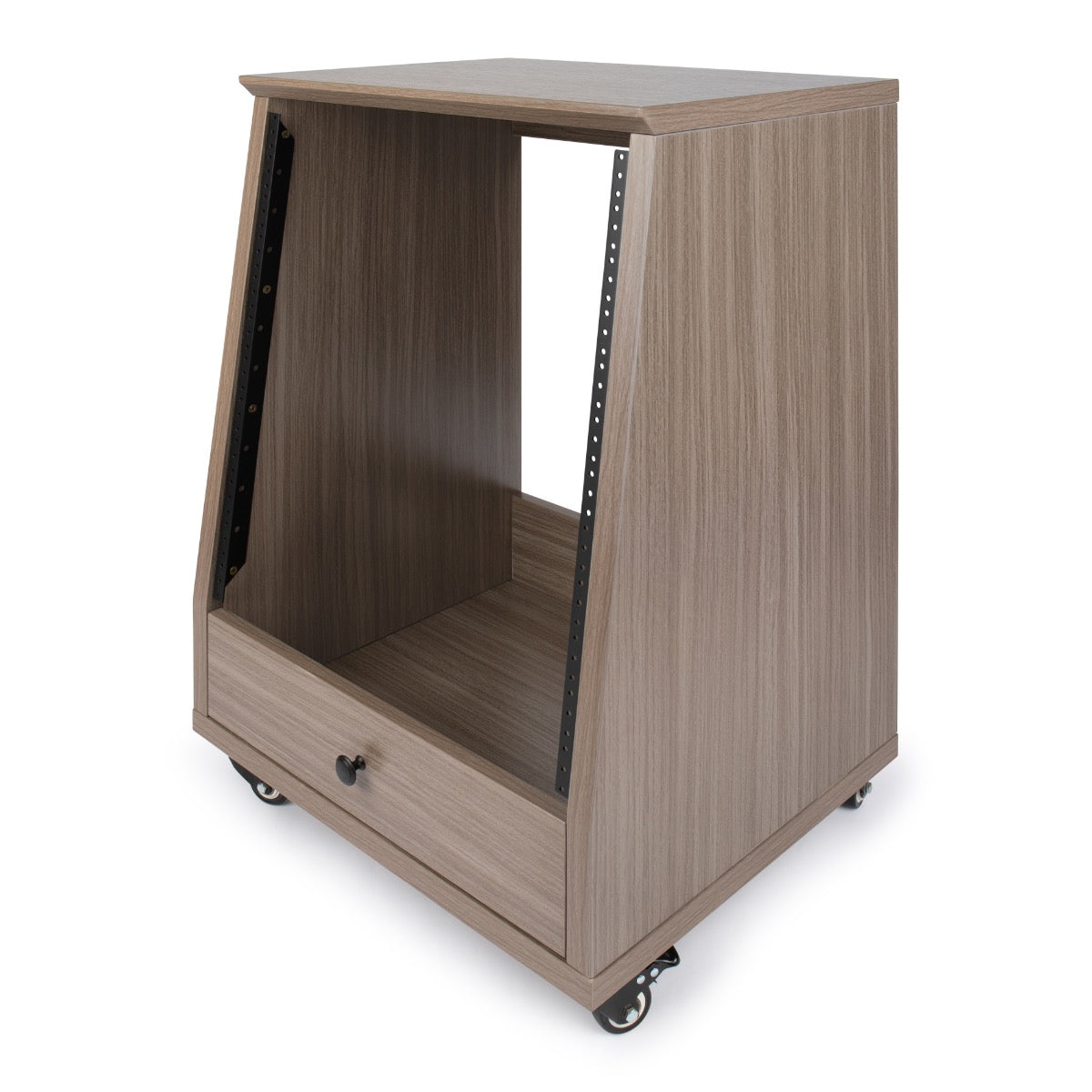 Gator Elite 12U Studio Rack with Locking Casters - Grey, View 1