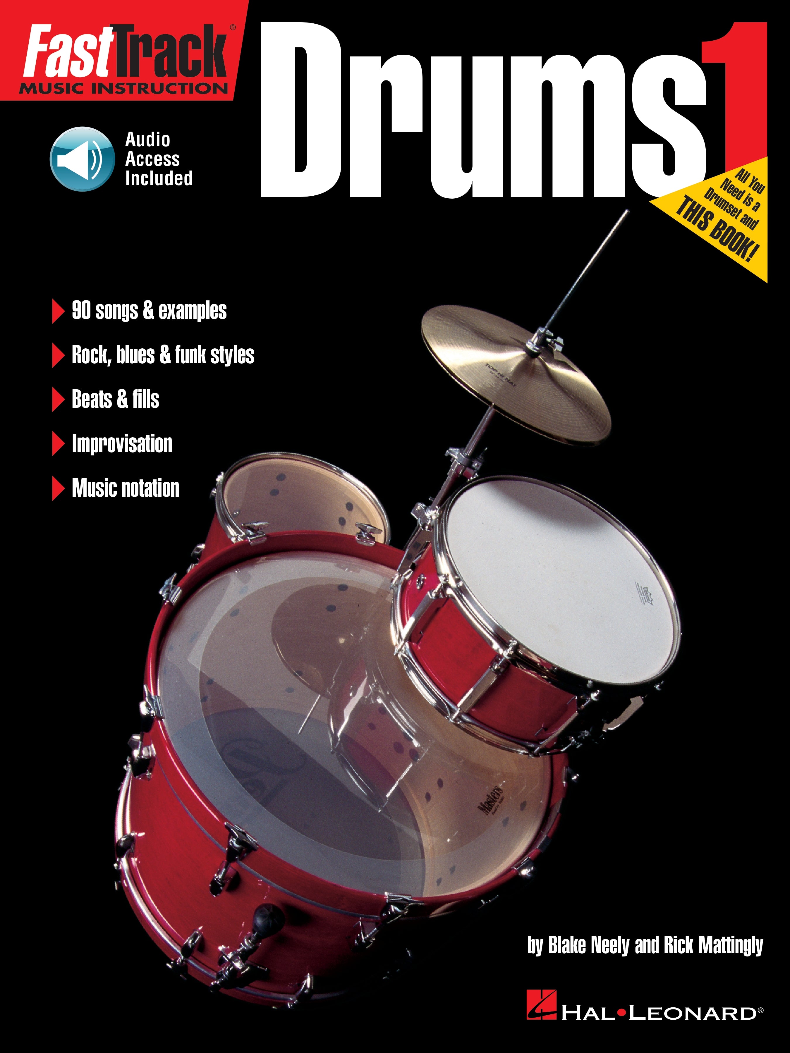Cover of FastTrack Drums Method - Book 1
