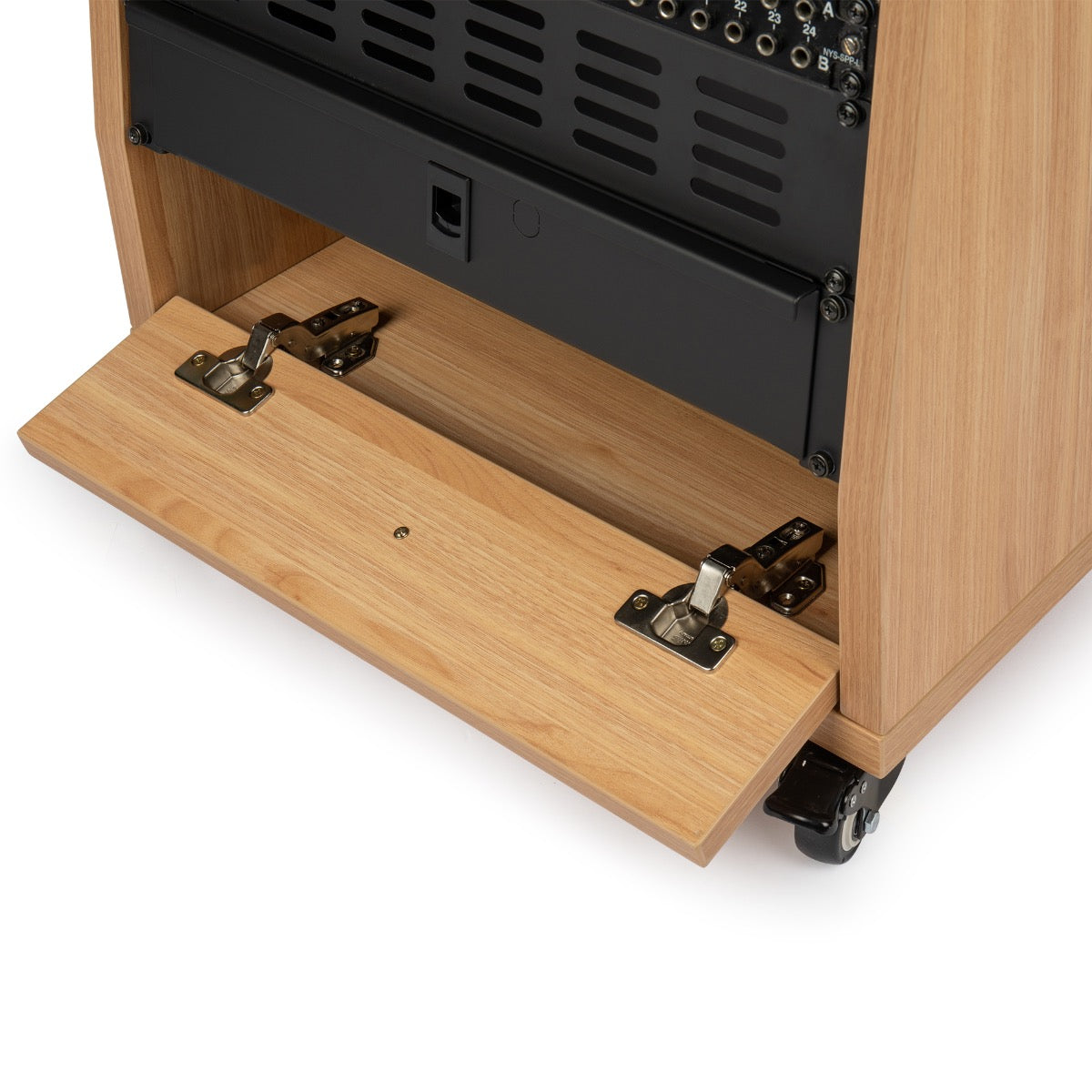 Gator Elite 12U Studio Rack with Locking Casters - Brown