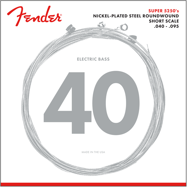 Fender Bass Strings Set of 4 - 5250 Short Scale .40-.95