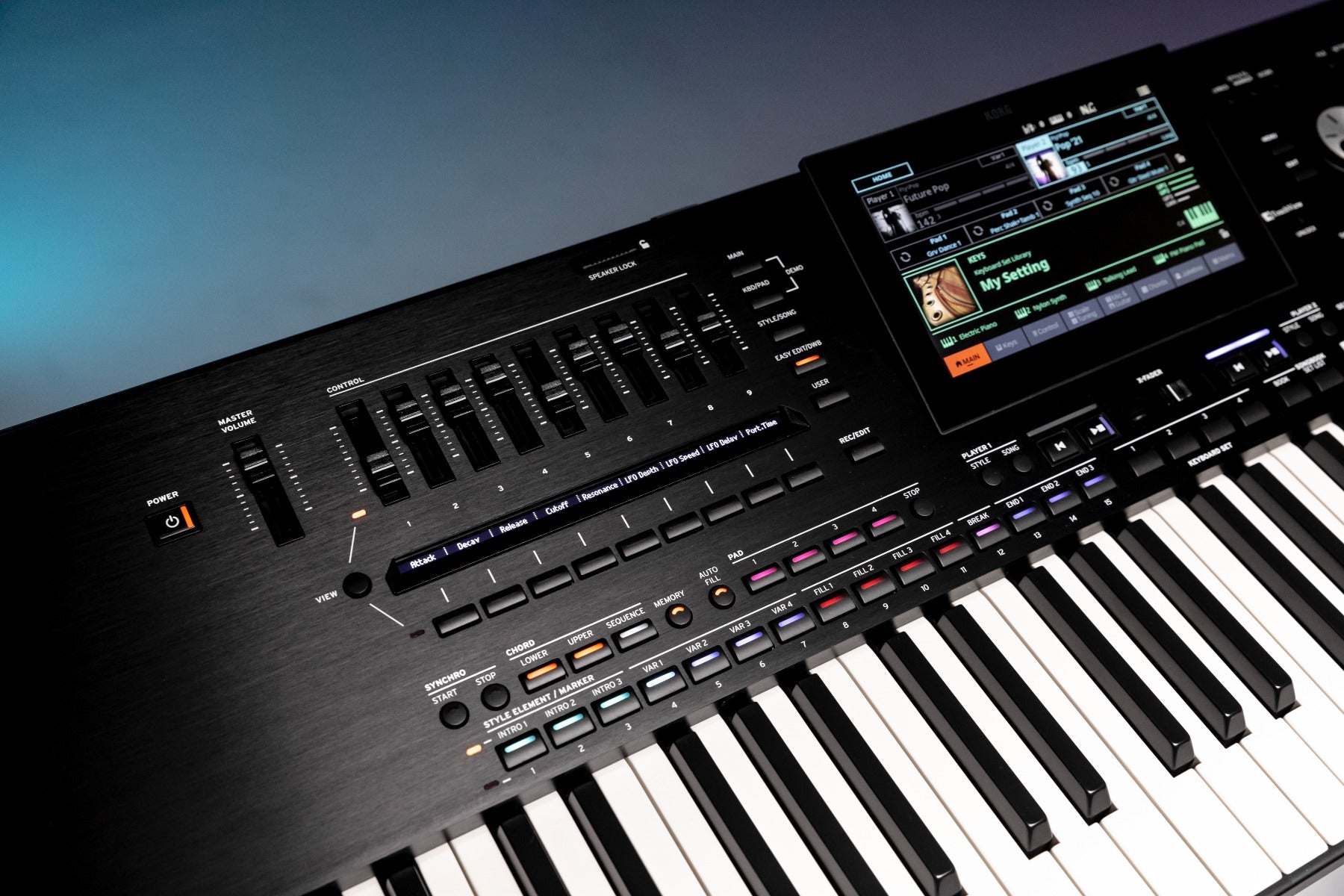 Korg PA5X 88-key Professional Arranger Workstation Keyboard CARRY