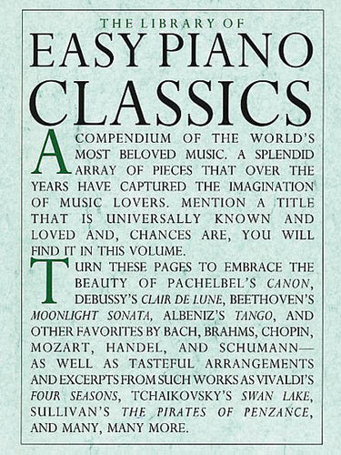 Cover of Library of Easy Piano Classics
