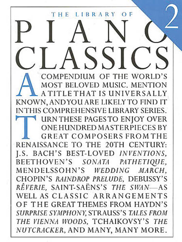 Cover of Library of Piano Classics 2