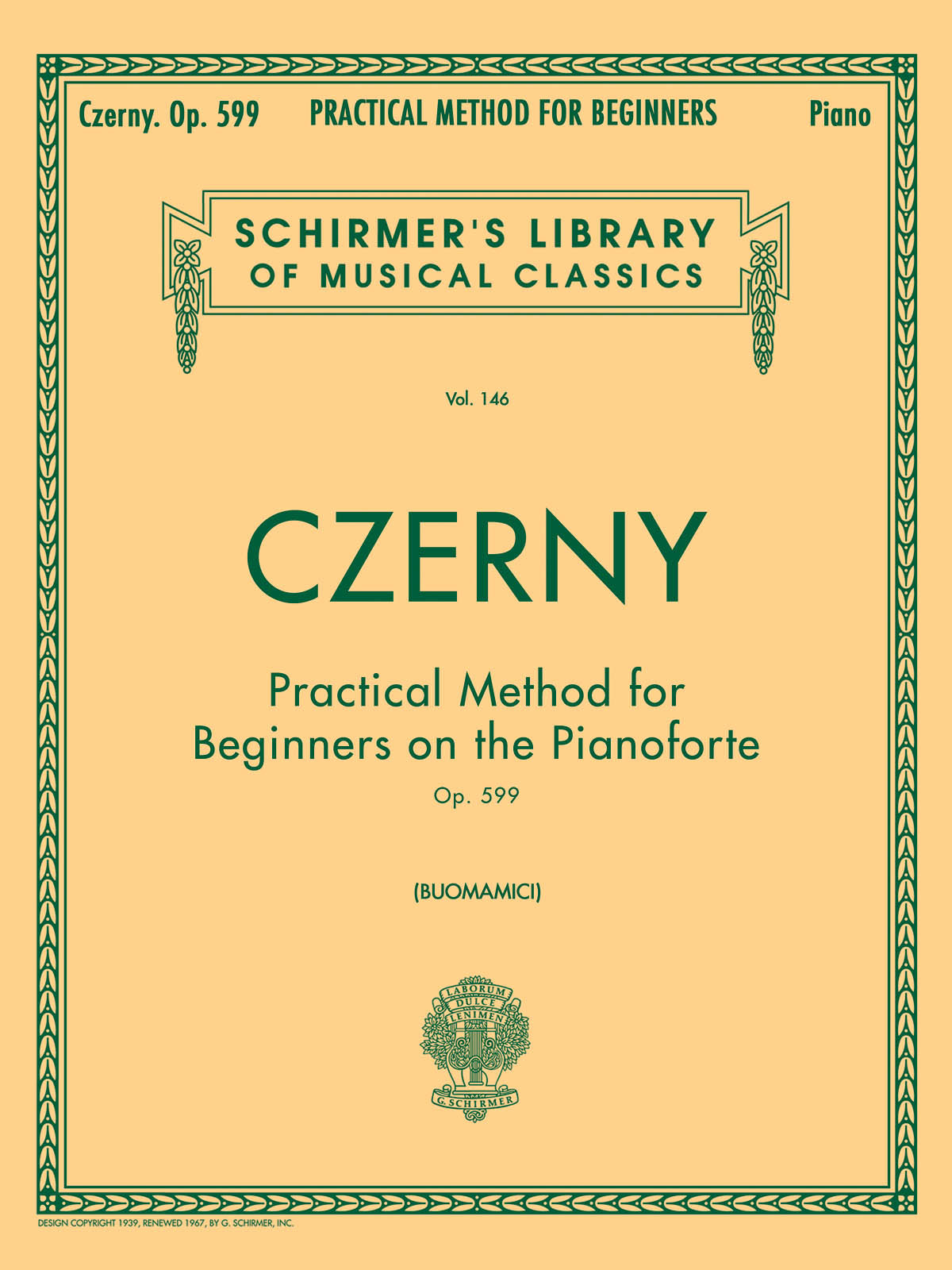 Cover of Practical Method for Beginners, Op. 599