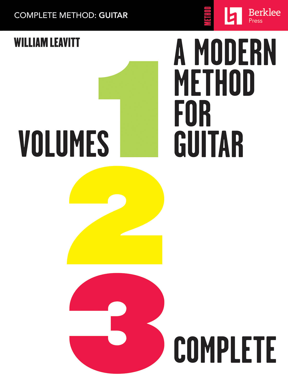 Cover of A Modern Method for Guitar - Volumes 1, 2, 3 Complete