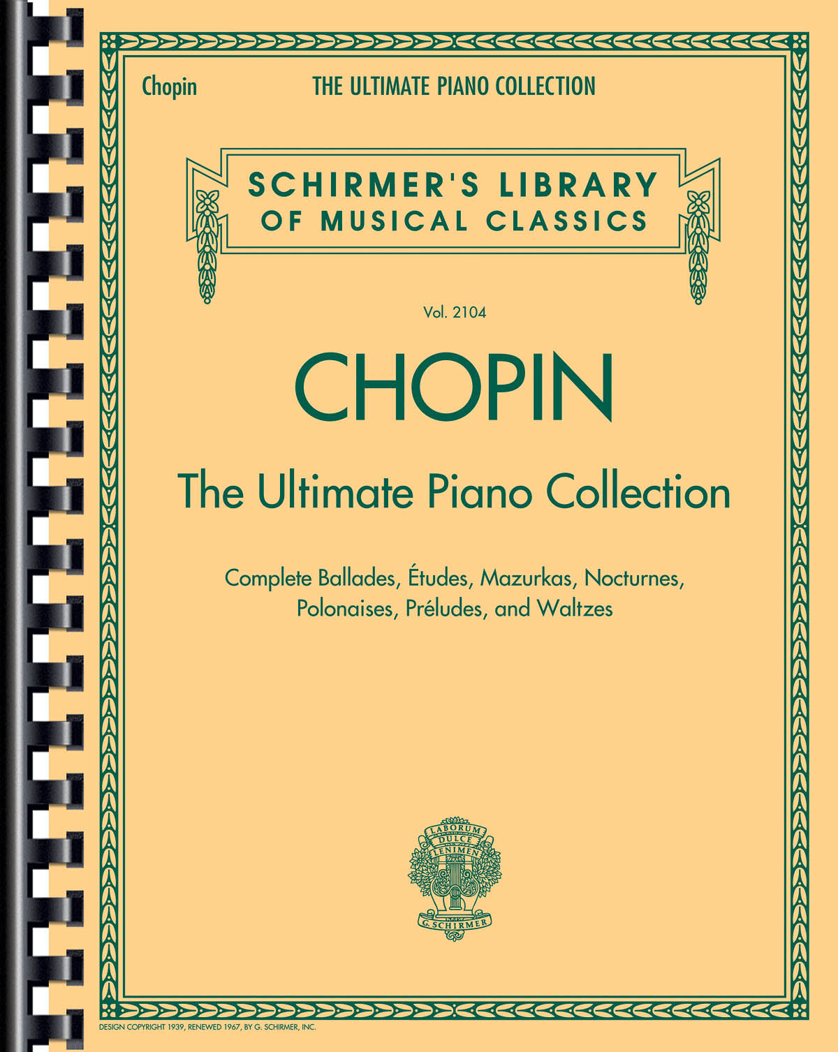 Cover of Chopin: The Ultimate Piano Collection