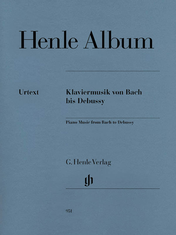 Cover of Henle Album - Piano Music from Bach to Debussy