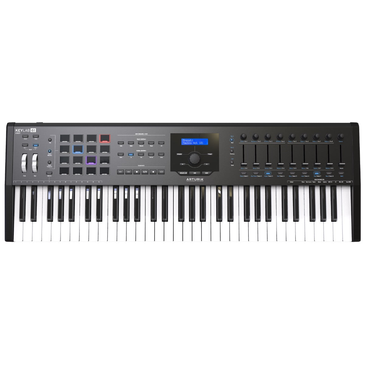 Arturia KeyLab MkII 61 MIDI/USB/CV Controller - Black