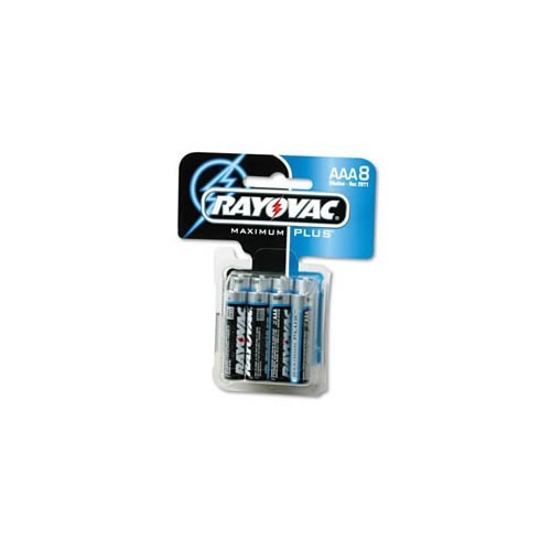 rayovac industrial plus aaa alkaline batteries (8 pack)