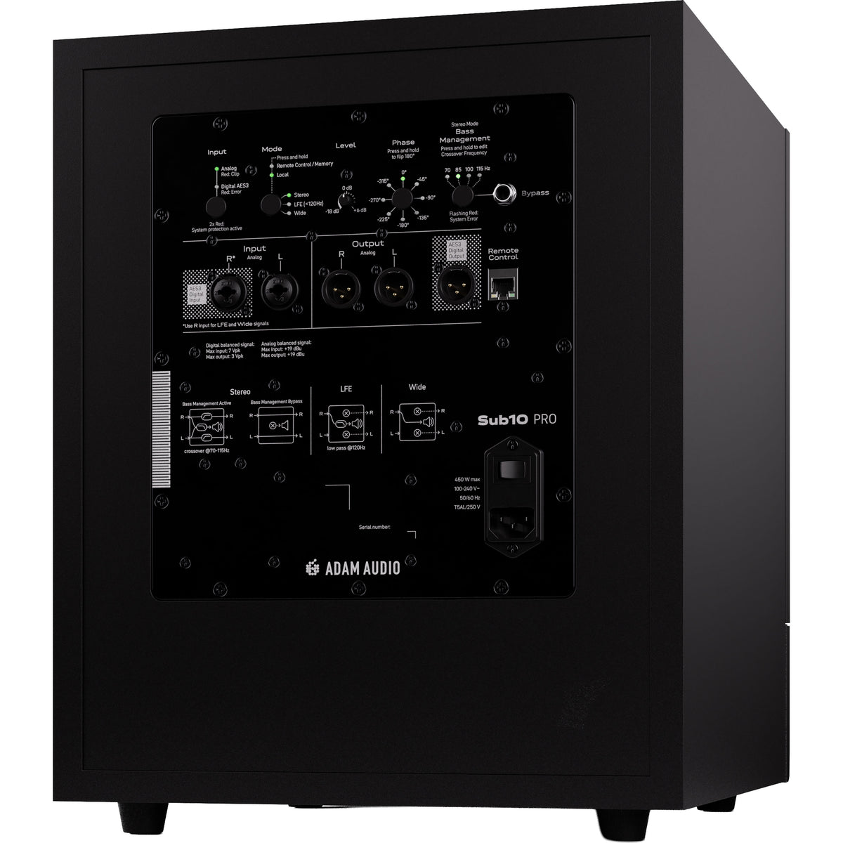 ADAM Audio Sub10 Pro 10" Powered Subwoofer View 2