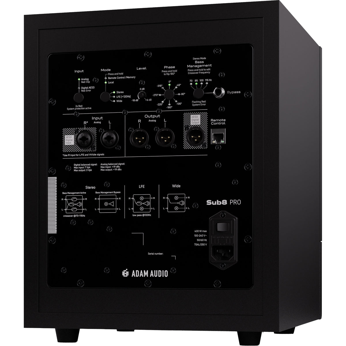 ADAM Audio Sub8 Pro 8" Powered Subwoofer View 2