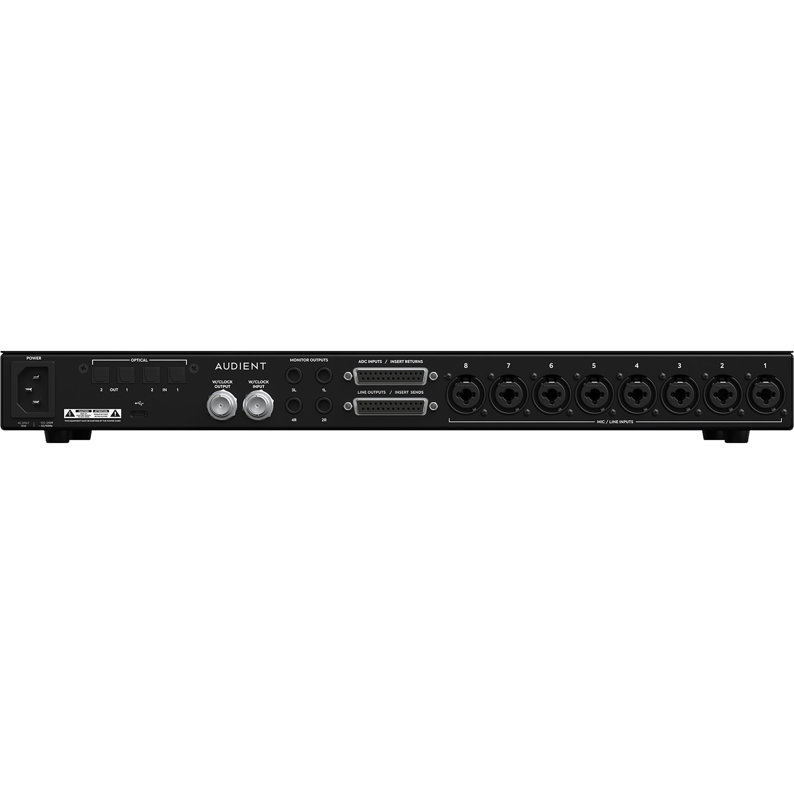 Audient iD48 24in/32out USB-C Audio Interface View 3