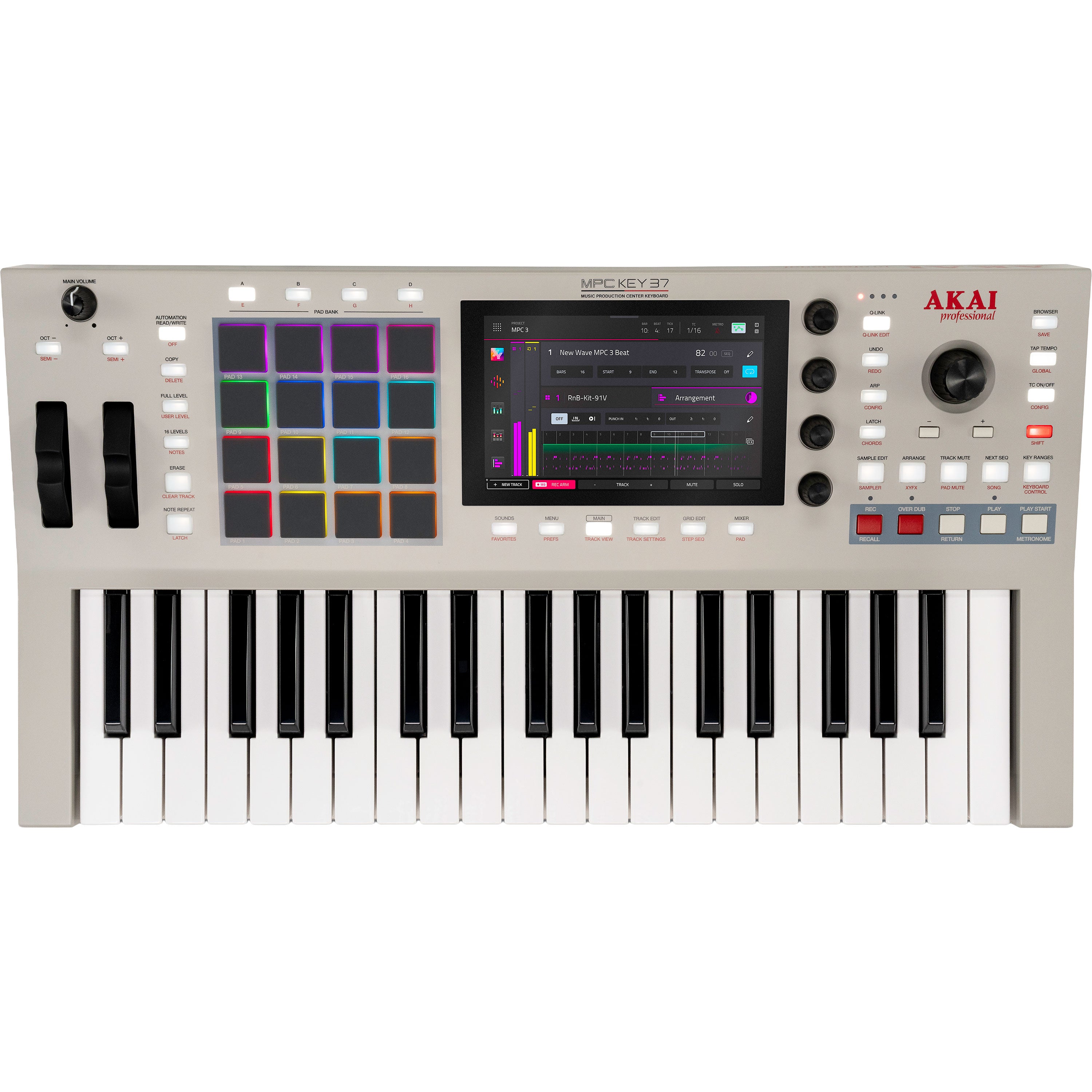 Akai Professional MPC Key 37 G2 Music Production Center Keyboard View 1