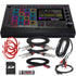 Collage showing components in Akai Professional MPC Live III Standalone Music Production Center CABLE KIT