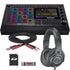 Collage showing components in Akai Professional MPC Live III Standalone Music Production Center STUDIO KIT