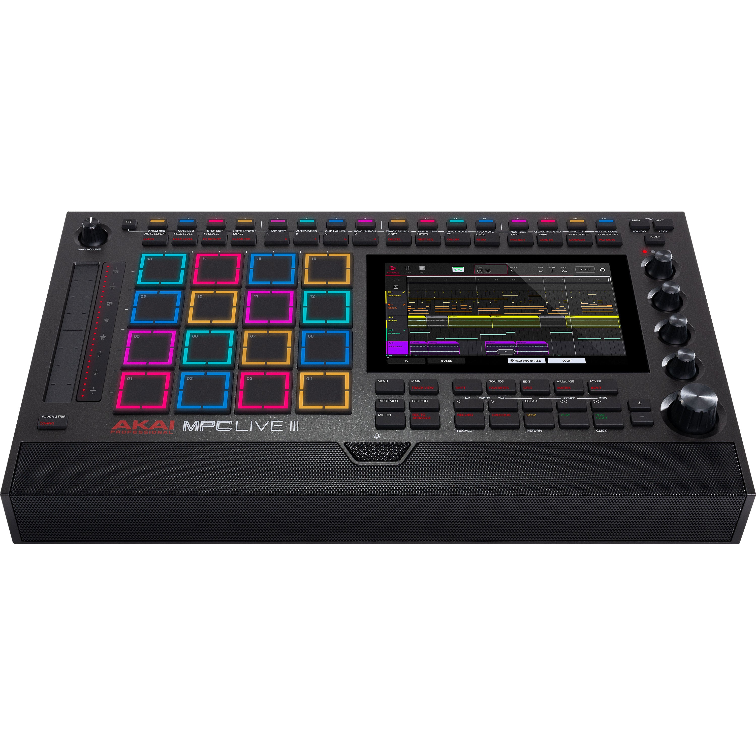 Akai Professional MPC Live III Standalone Music Production Center View 3