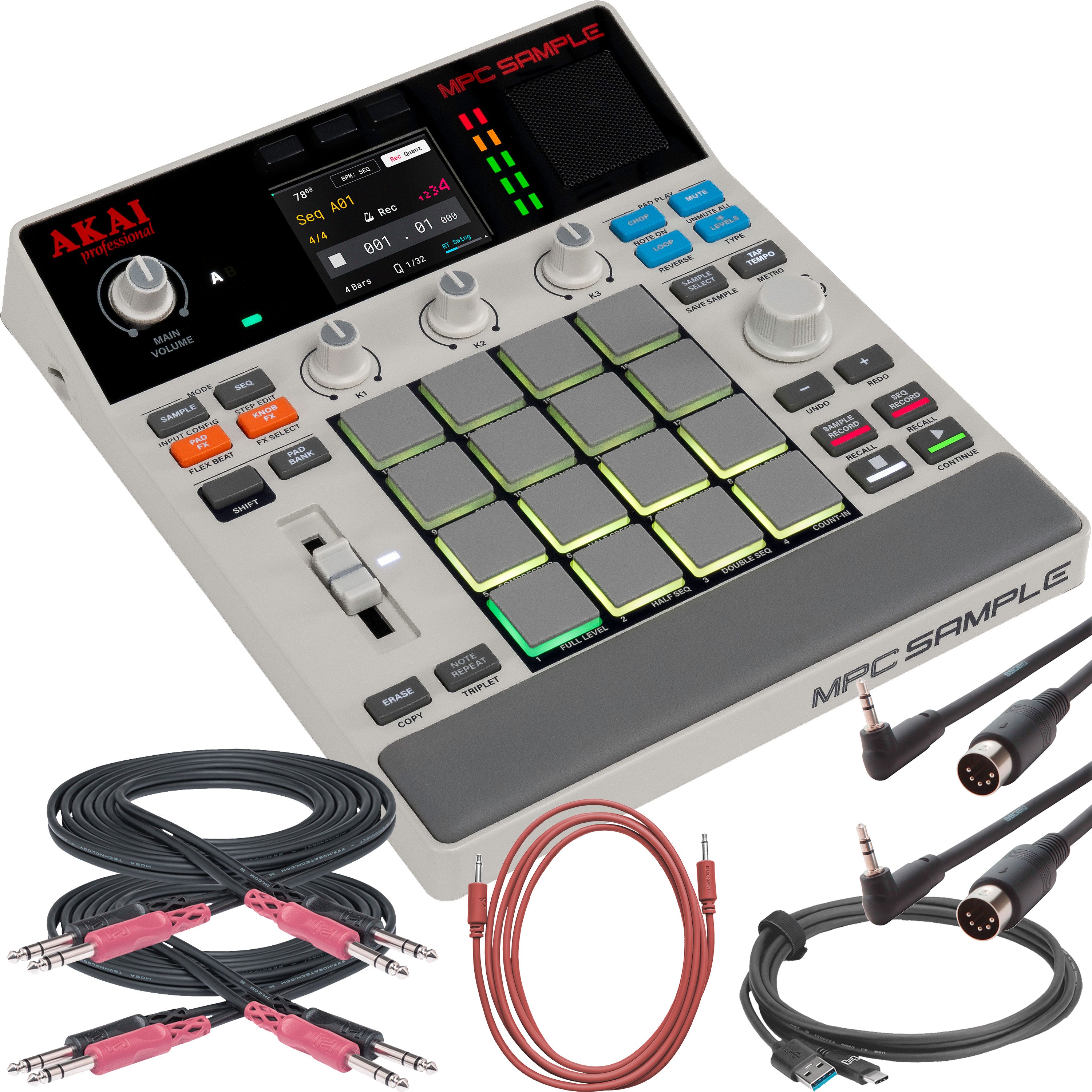Akai Professional MPC Sample Portable Sampler & Sequencer COMPLETE