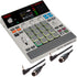 Collage showing components in Akai Professional MPC Sample Portable Sampler & Sequencer MIDI CABLE KIT
