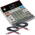 Collage showing components in Akai Professional MPC Sample Portable Sampler & Sequencer SAMPLING CABLE KIT