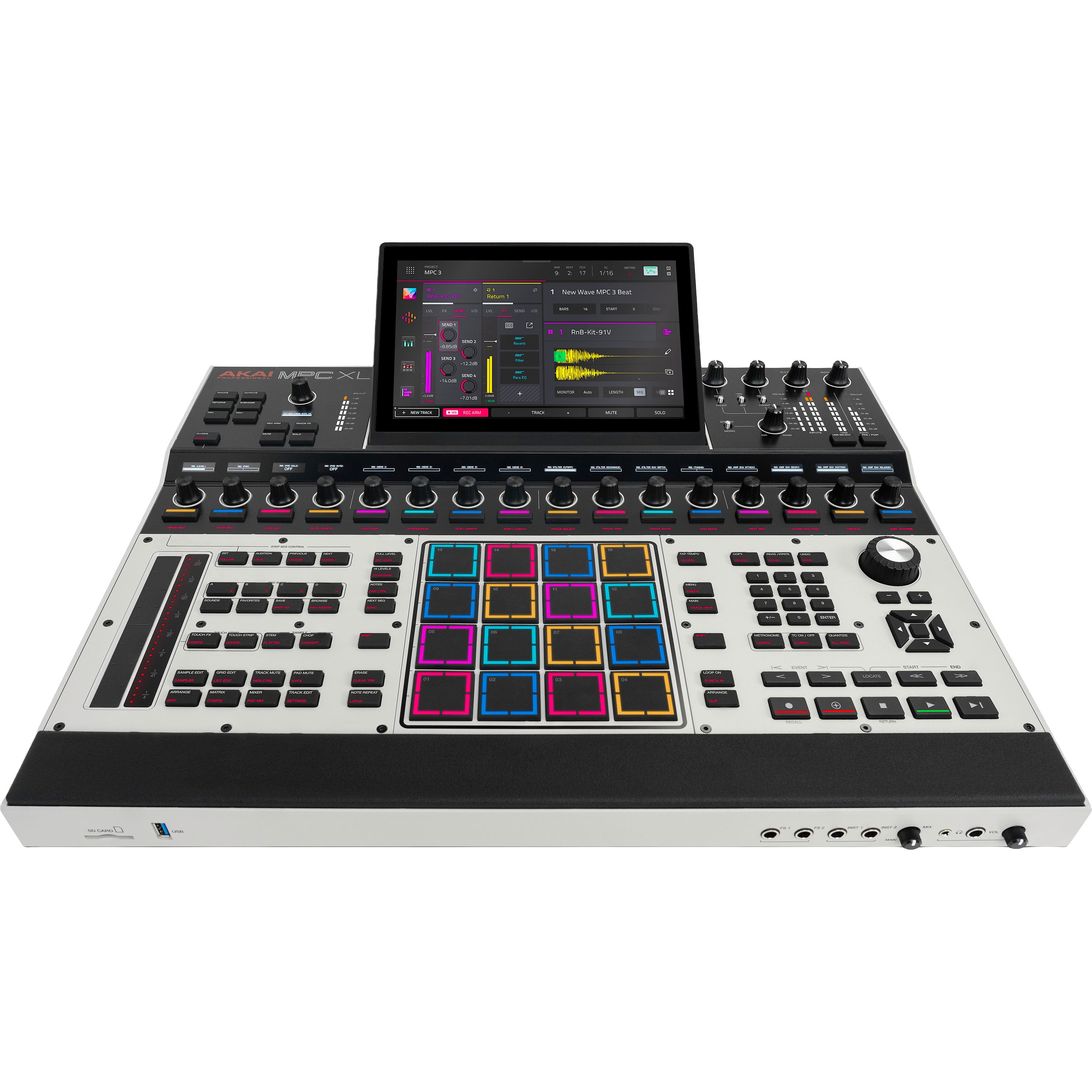 Akai Professional MPC XL Standalone Music Production Center View 3