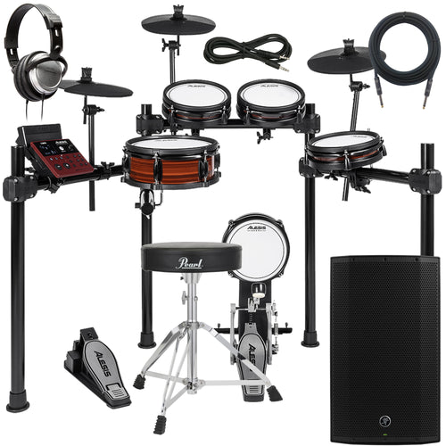 Alesis Nitro Pro Electronic Drum Set COMPLETE DRUM BUNDLE