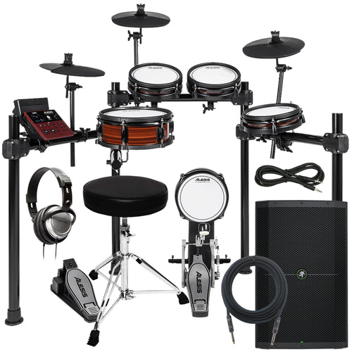 Alesis Nitro Pro Electronic Drum Set COMPLETE DRUM BUNDLE