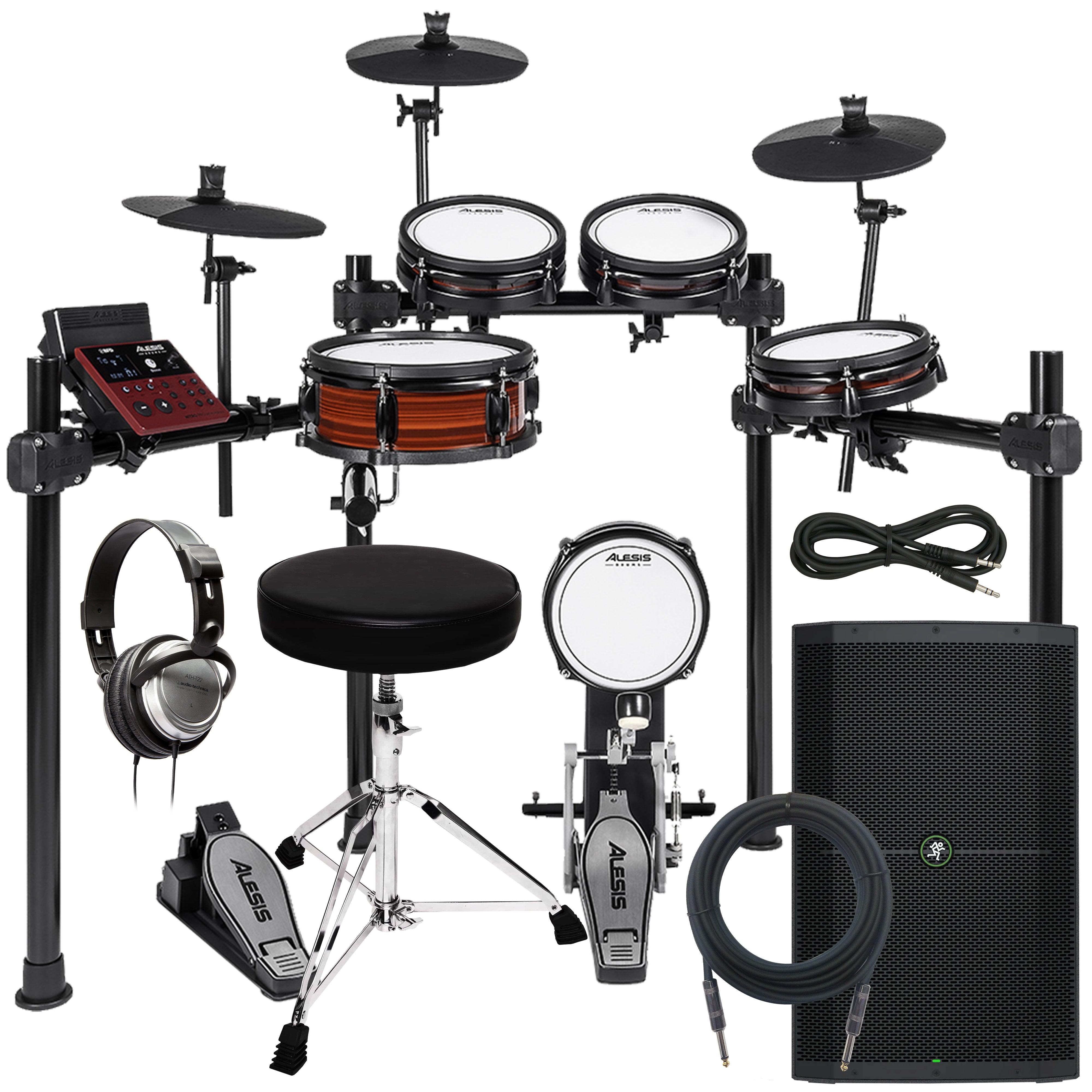Alesis Nitro Pro Electronic Drum Set COMPLETE DRUM BUNDLE