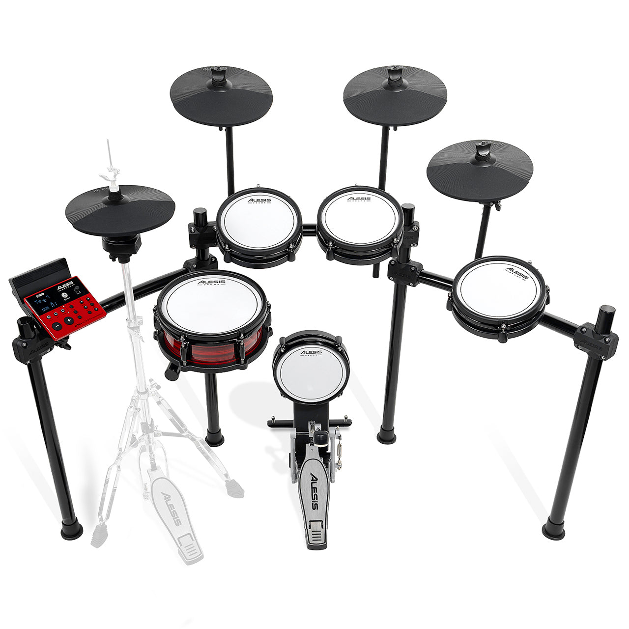 Alesis Nitro Ultimate 9-Piece Electronic Drum Kit, View 2