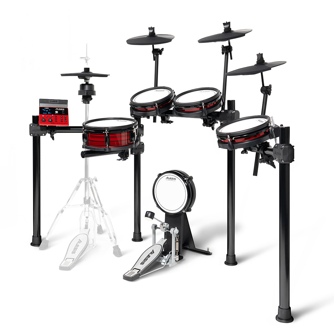 Alesis Nitro Ultimate 9-Piece Electronic Drum Kit, View 4