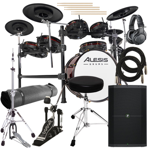Alesis Strata Prime Electronic Drum Set COMPLETE DRUM BUNDLE