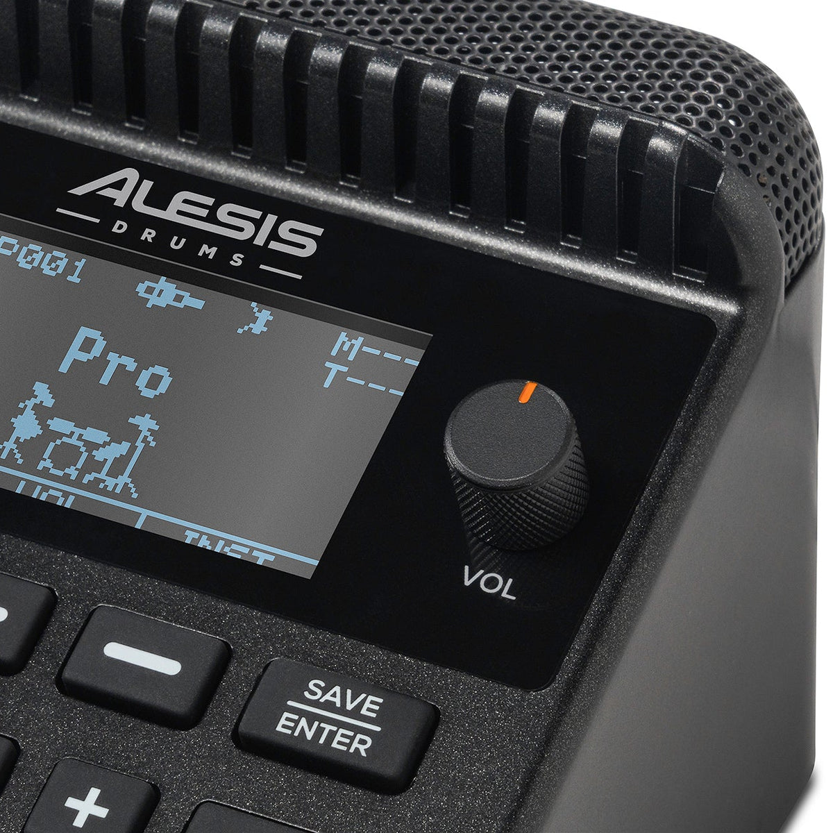 Alesis Kitstream Acoustic Drum Recording System close up of volume control
