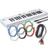 Collage showing components in Arturia KeyStep 37 Mk2 Controller and Sequencer COMPLETE CABLE KIT