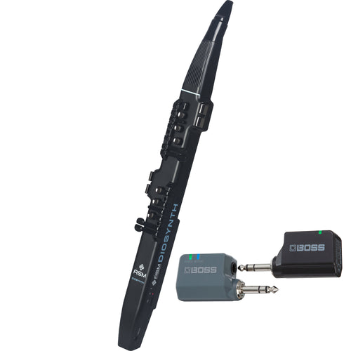 Collage showing components in ASM Diosynth Wind Synthesizer WIRELESS KIT