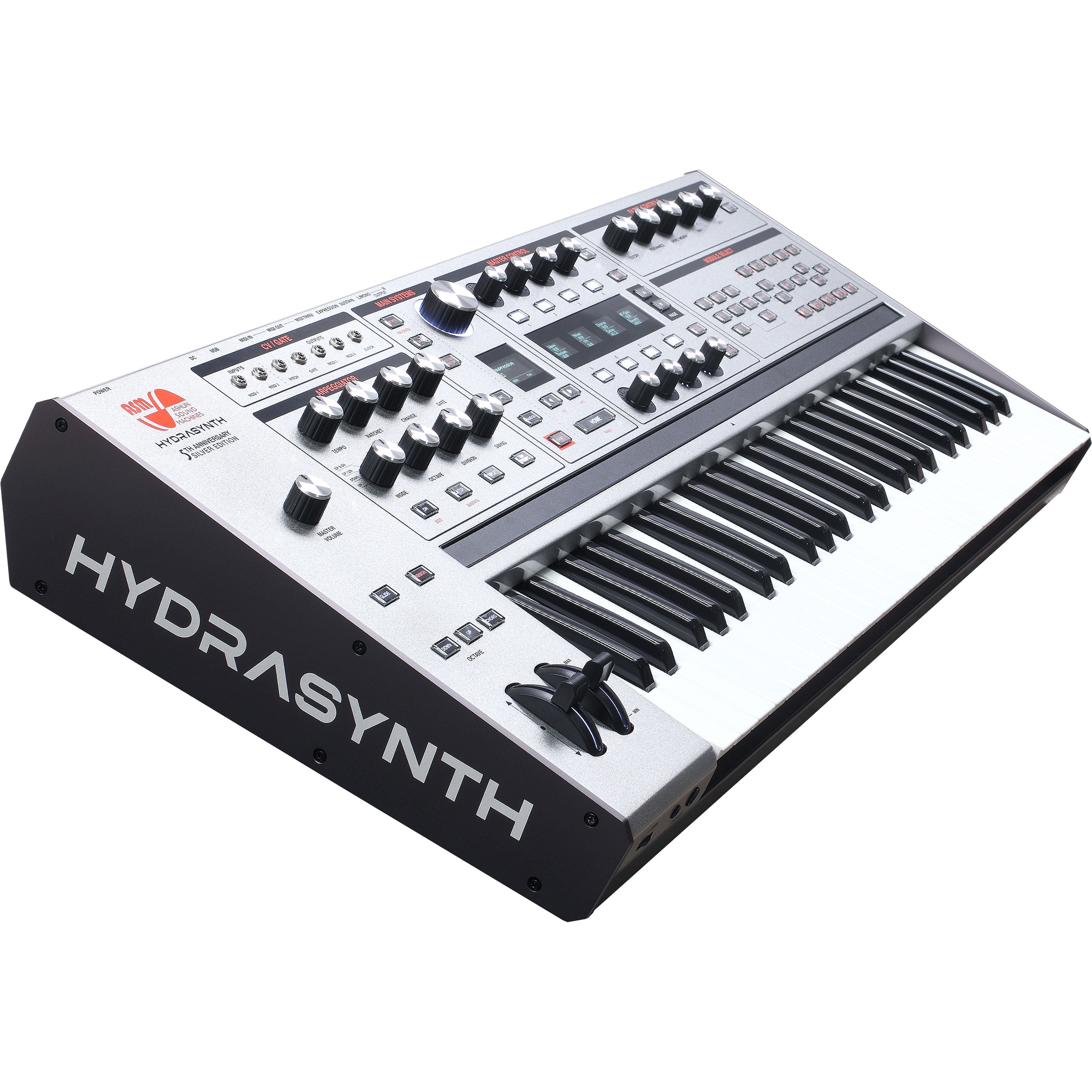 ASM Hydrasynth Keyboard Silver Edition Polyphonic Synthesizer View 4