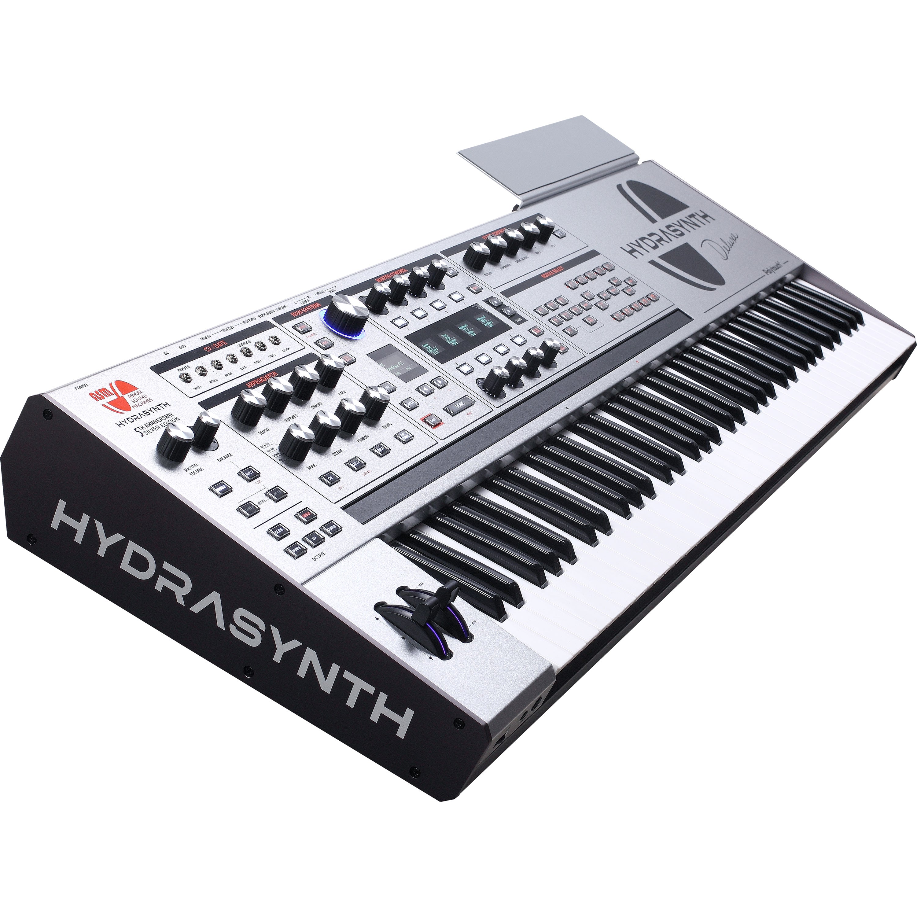 ASM Hydrasynth Deluxe Silver Edition Polyphonic Synthesizer 