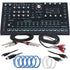 Collage showing components in ASM Leviasynth Desktop 16-Voice Algorithmic Synthesizer CABLE KIT