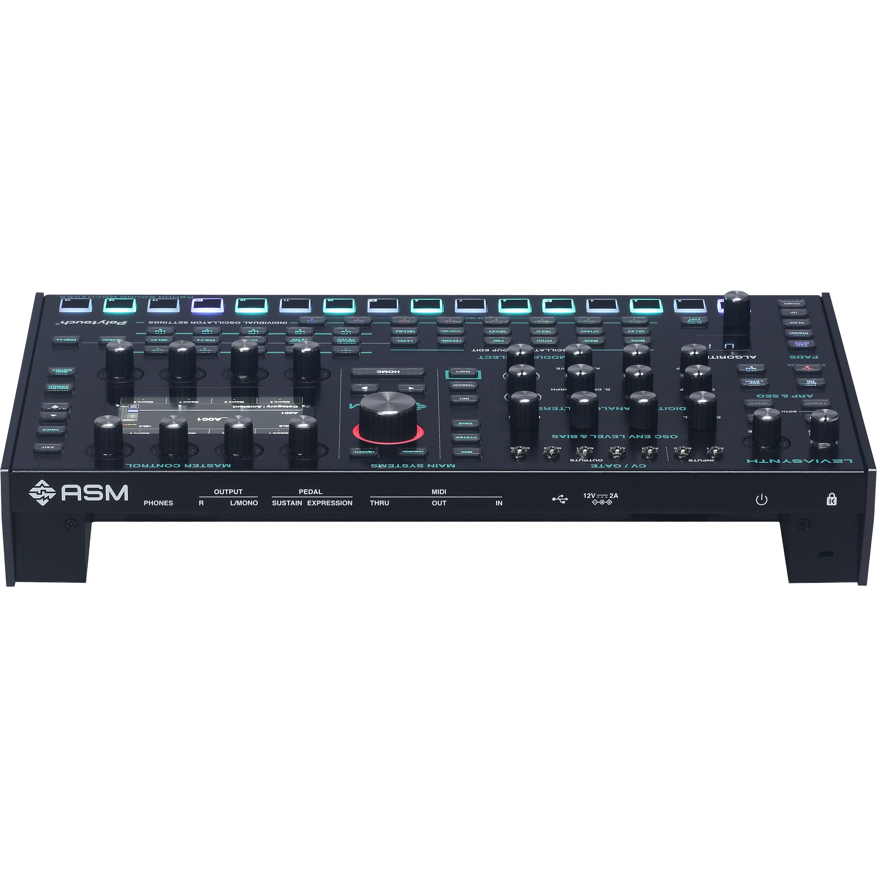 ASM Leviasynth Desktop 16-Voice Algorithmic Synthesizer View 5