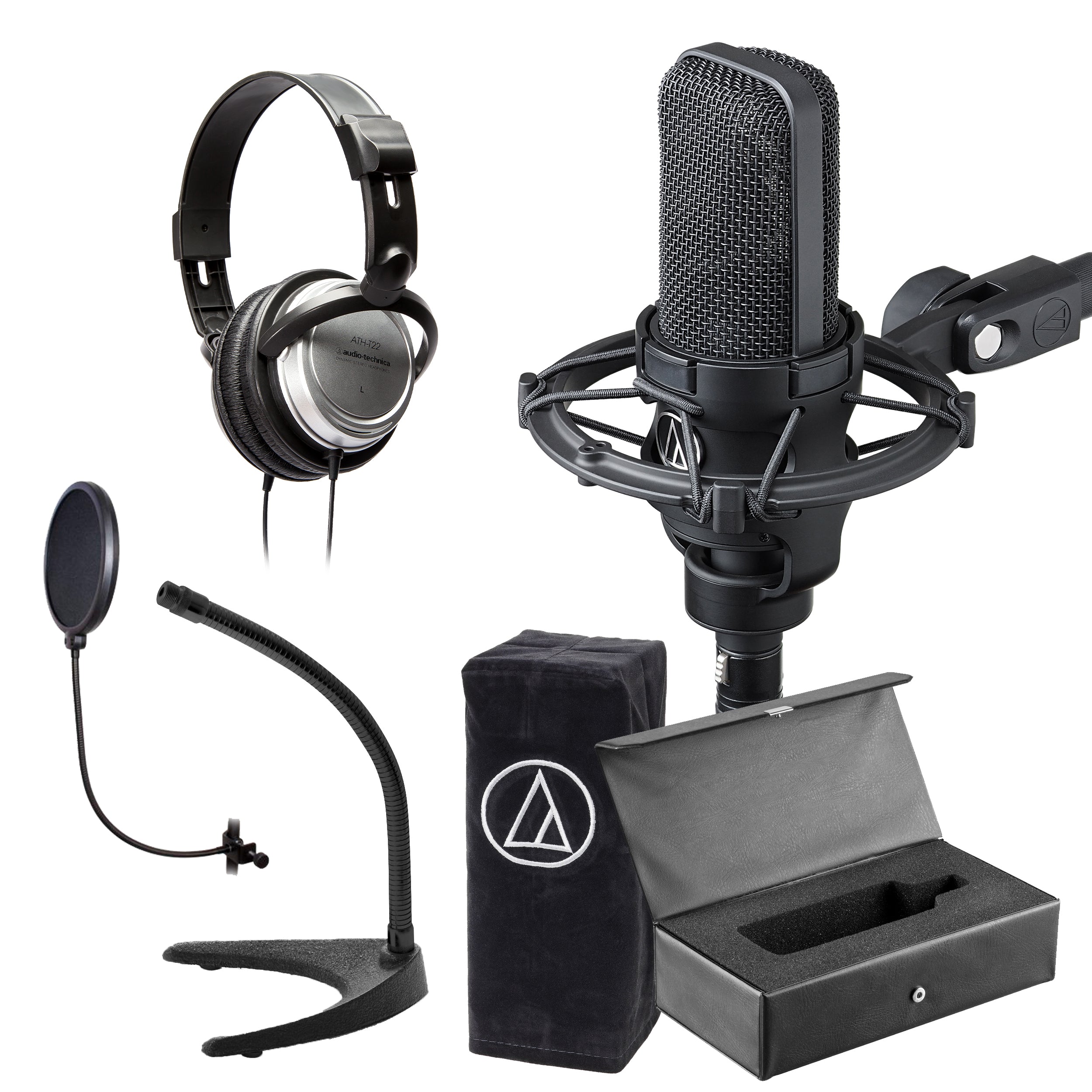 Audio-Technica AT4033a Cardioid Condenser Microphone STUDIO KIT