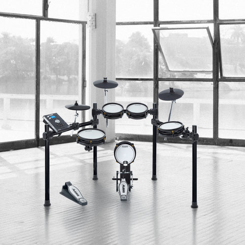 Alesis Command Mesh Special Edition Electronic Drum Set in a rehearsal space