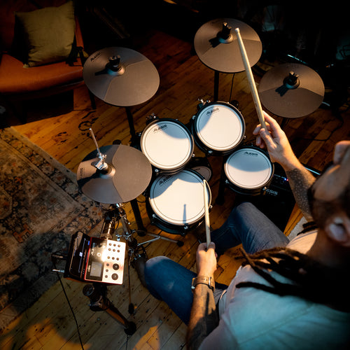 Alesis Nitro Ultimate 9-Piece Electronic Drum Kit, View 10